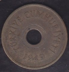 1949 Yılı 2.5 Kuruş Çok Temiz