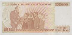 7.Emisyon 3.Tertip 100000 Lira H90 504750 Çil