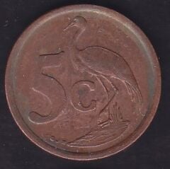 Güney Afrika 5 Cent 1996