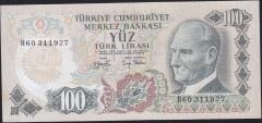6.Emisyon 2.Tertip 100 Lira H60 311927 Çilaltı Çil