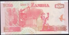 Zambia 50 Kwacha 2009 ÇİL Pick 37h