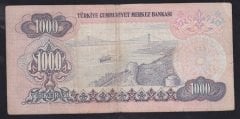 6.EMİSYON 3.TERTİP 1000 LİRA F34 647925 ÇOK TEMİZ