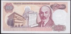 7.EMİSYON 2.TERTİP 100 LİRA E64 091666 ÇİL