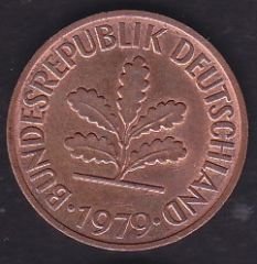 Almanya 2 Pfennig 1979 G