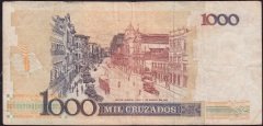 Brezilya 1000 Cruzados 1987 Çok Temiz