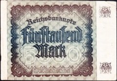 Almanya 5000 Mark 1922 Çok Temiz + ( Filigranı Menderes ) 6 Rakam  (R80e)