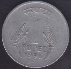 HİNDİSTAN 1 RUPEE 1996