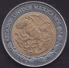 MEKSİKA 1 PESO 1993 BİMETAL
