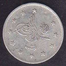 1293 / 29 ABDULHAMİT 2 KURUŞ GÜMÜŞ ÇOK TEMİZ