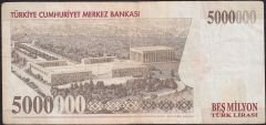 7.Emisyon 5 000 000 Lira J56 517491 Temiz+