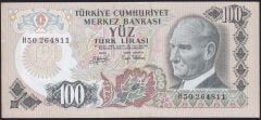 6.Emisyon 2.Tertip 100 Lira H50 264811 Çilaltı