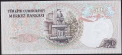 6.Emisyon 1.Tertip 50 Lira H43 689891 Çil