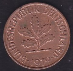 Almanya 2 Pfennig 1979 D