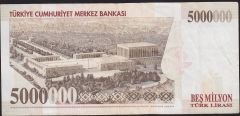 7.Emisyon 5 000 000 Lira I46 450322 Çok Temiz+