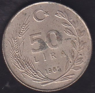 1985 YILI 50 LİRA ÇÇT