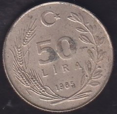 1985 YILI 50 LİRA ÇÇT