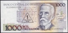 Brezilya 1 Cruzado Novo 1989 Çilaltı