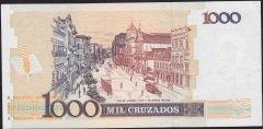 Brezilya 1 Cruzado Novo 1989 Çilaltı