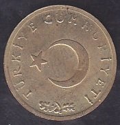 1962 Yılı 1 Kuruş Çilaltı