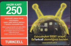 Turkcell Hazır Kart 250 Kontör 2010