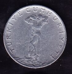 1961 Yılı 25 Kuruş Ters