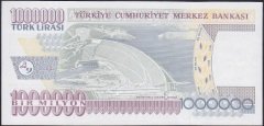 7.EMİSYON 3.TERTİP 1 000 000 LİRA S25 550067 ÇİL