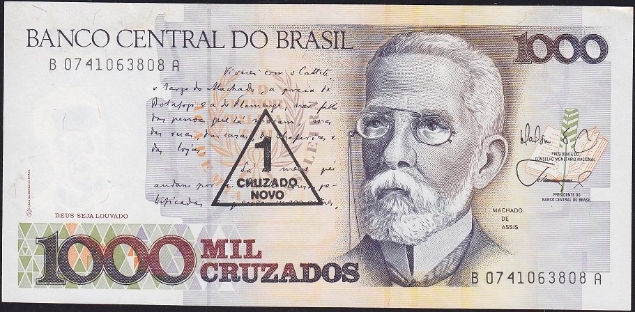 Brezilya 1 Cruzado Novo 1989 Çil