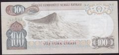 6.Emisyon 2.Tertip 100 Lira F38 557481 Çok Temiz+