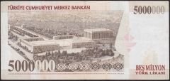 7.Emisyon 5 000 000 Lira I43 791424 Çok Temiz+