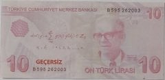 Geçersiz 10 Lira - Fantazi Para