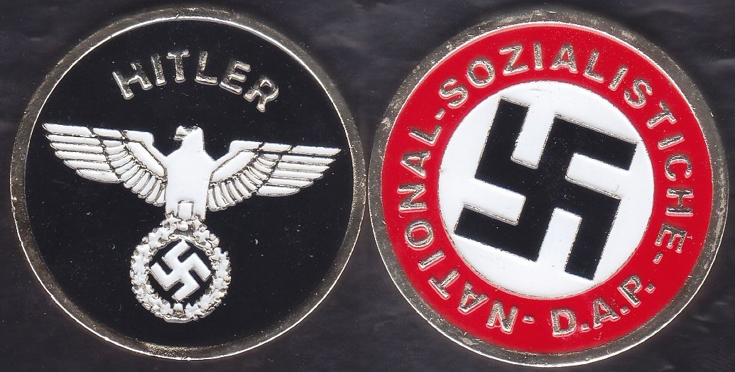 Almanya Hatıra Madalyon 43 mm Çil