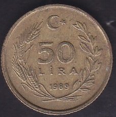 1989 YILI 50 LİRA