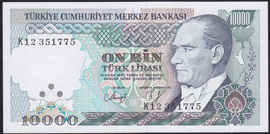 7.Emisyon 4.Tertip 10.000 K12 351775 Çilaltı Çil