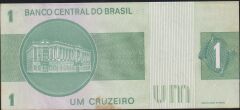 Brezilya 1 Cruzeiro 1972 Çilaltı Çil  Sararma Var