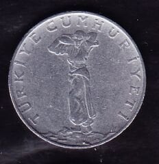 1962 Yılı 25 Kuruş Ters