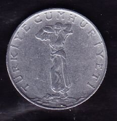 1962 Yılı 25 Kuruş Ters