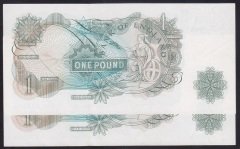 İngiltere 1 Pound 1960 - 1978 ÇİLALTI (Bombe Var) - 2 ADET Seri Takipli Kraliçe