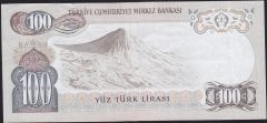 6.Emisyon 1.Tertip 100 Lira A69 348320 Çok Temiz+