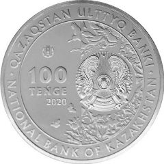 Kazakistan 100 Tenge 2020 Çil Populus Diversifolia