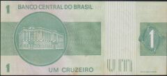 Brezilya 1 Cruzeiro 1972 Çilaltı Çil  Sararma Var