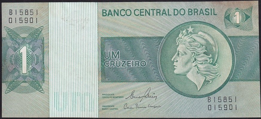 Brezilya 1 Cruzeiro 1972 -1980 Çilaltı