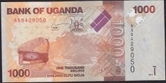 Uganda 1000 Şiling 2010 Çil Pick 49a
