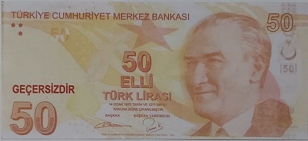 Geçersiz 50 Lira - Fantazi Para