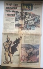 1983 YILI TERCUMAN GAZETESİ İNCİ EKİ - NİL BURAK - CAHİDE SONKU