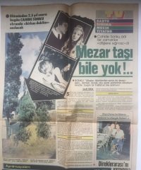 1983 YILI TERCUMAN GAZETESİ İNCİ EKİ - NİL BURAK - CAHİDE SONKU