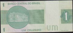 Brezilya 1 Cruzeiro 1972 Çilaltı Çil  Sararma Var