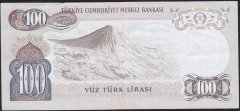 6.Emisyon 1.Tertip 100 Lira A65 434163 Çok Temiz+