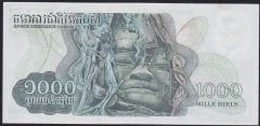 Kamboçya 1000 Riel 1973 - 1975 Çil Pick 17