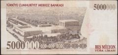 7.Emisyon 5 000 000 Lira J49 874405 Çok Temiz