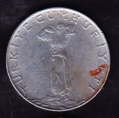 1965 Yılı 25 Kuruş Düz